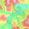 Чульман topographic map, elevation, terrain