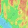 Kabakwa Lake topographic map, elevation, terrain