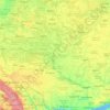 Dnieper topographic map, elevation, terrain