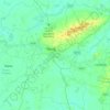 Sylhet Sadar Upazila topographic map, elevation, terrain