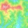 Bunar topographic map, elevation, terrain