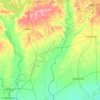 Newton County topographic map, elevation, terrain