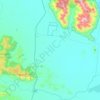 Woodstock topographic map, elevation, terrain
