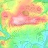 Great Longstone CP topographic map, elevation, terrain