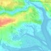 Fingringhoe topographic map, elevation, terrain