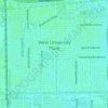 West University Place topographic map, elevation, terrain