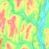 Rockingham topographic map, elevation, terrain
