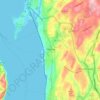 Town of Ossining topographic map, elevation, terrain