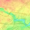 Leixlip topographic map, elevation, terrain