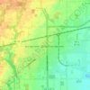 Bryan topographic map, elevation, terrain