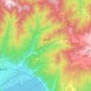 下諏訪町 topographic map, elevation, terrain