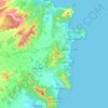 Capdepera topographic map, elevation, terrain