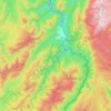 Tom Groggin topographic map, elevation, terrain