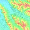 Marciac topographic map, elevation, terrain