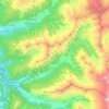 Schmirn topographic map, elevation, terrain