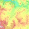 Corrowong topographic map, elevation, terrain