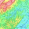 Morris Township topographic map, elevation, terrain