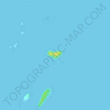 White Island topographic map, elevation, terrain