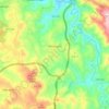 Almalaguês topographic map, elevation, terrain