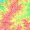 Grandview topographic map, elevation, terrain