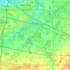 Hobart topographic map, elevation, terrain