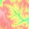 Marion County topographic map, elevation, terrain