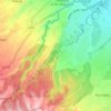 Casile topographic map, elevation, terrain