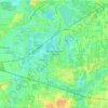 Meridian Charter Township topographic map, elevation, terrain