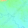 Curillo topographic map, elevation, terrain