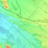 Lescar topographic map, elevation, terrain