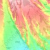 Saldaña topographic map, elevation, terrain