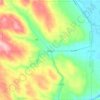 Town of Ellington topographic map, elevation, terrain