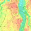 Nargis topographic map, elevation, terrain
