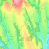 Berkesd topographic map, elevation, terrain