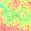 Maury County topographic map, elevation, terrain