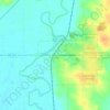 Baltic topographic map, elevation, terrain