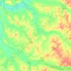 Crockett County topographic map, elevation, terrain
