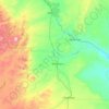 Platte County topographic map, elevation, terrain