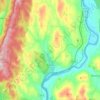 Putney topographic map, elevation, terrain
