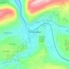 Shamokin topographic map, elevation, terrain