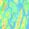 Arrowsic topographic map, elevation, terrain