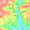 Washfield topographic map, elevation, terrain