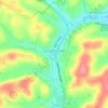 Burgettstown topographic map, elevation, terrain