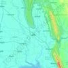 Feni District topographic map, elevation, terrain