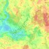 Witzin topographic map, elevation, terrain