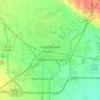 Hutchinson topographic map, elevation, terrain