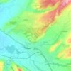 Beiuș topographic map, elevation, terrain