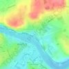 Abbeylands topographic map, elevation, terrain