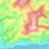Bishopsteignton topographic map, elevation, terrain