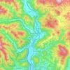 Deutschfeistritz topographic map, elevation, terrain